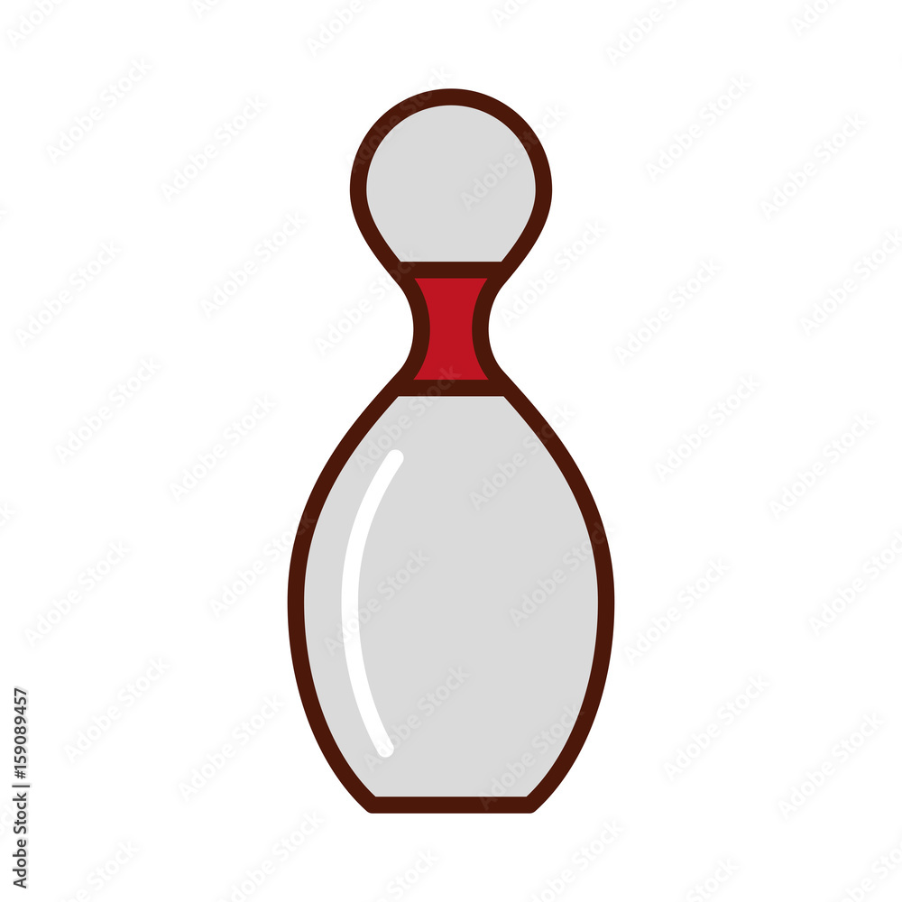 brightly bowling pin cartoon vector graphic design brightly bowling pin cartoon vector graphic design