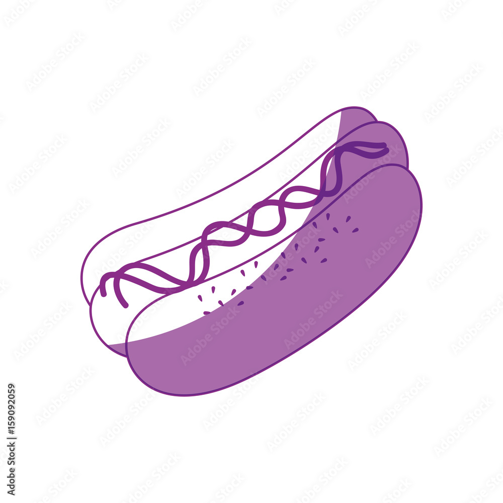 hot dog icon over white background vector illustration hot dog icon over white background vector illustration