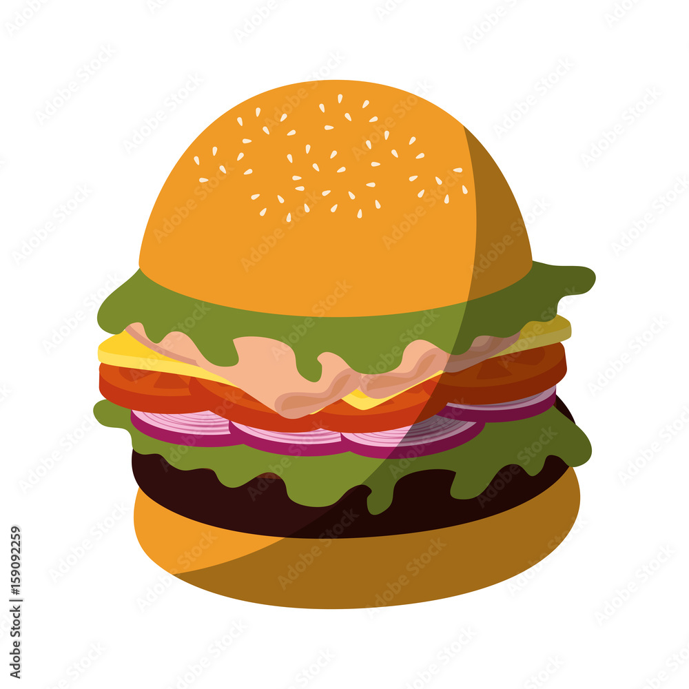 hamburger icon over white background vector illustration hamburger icon over white background vector illustration