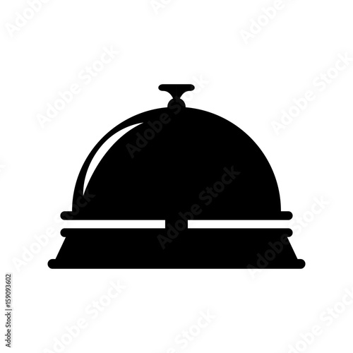 Hotel ring bell icon vector illustration graphic design