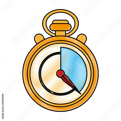 chronometer flat illustration icon vector design graphic scribble