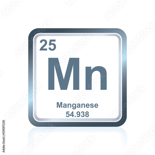 Chemical element manganese from the Periodic Table