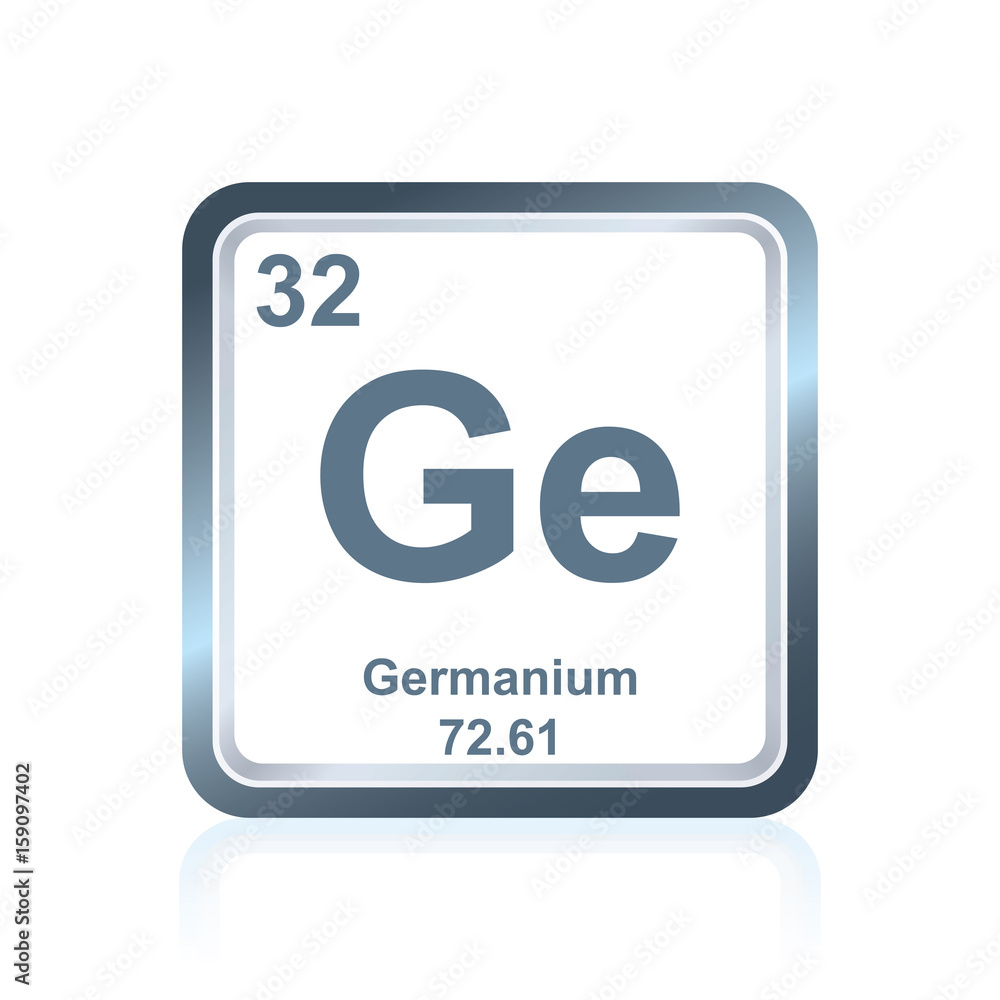 Chemical element germanium from the Periodic Table Chemical element germanium from the Periodic Table