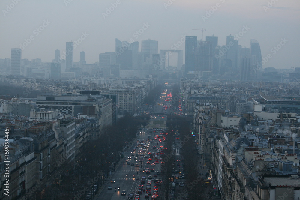Fototapeta premium Blick auf Paris