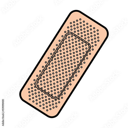 cute bandage plaster cartoon vector graphic design