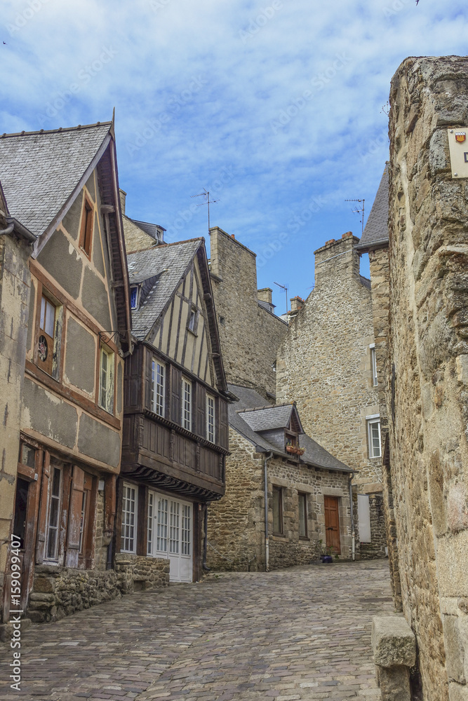 Street Views Of Dinan France