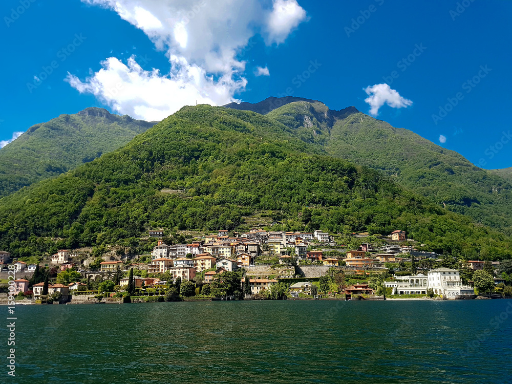 Torriggia on Como lake in Italy