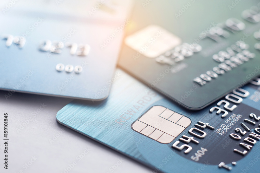Selective focus credit card payment for background. Selective focus credit card payment for background.