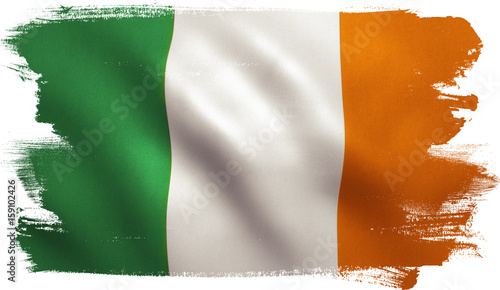 Fotografie Ireland Flag