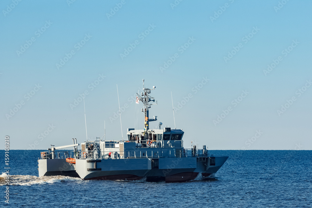 Small military ship