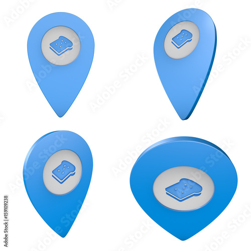 Pinezka GPS lokalizacja na mapie 3D z ikoną Free Download Pinezka GPS lokalizacja na mapie 3D z ikoną - GFXLoad