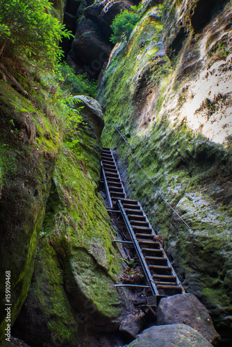 Die Treppe in der Wilden Hölle