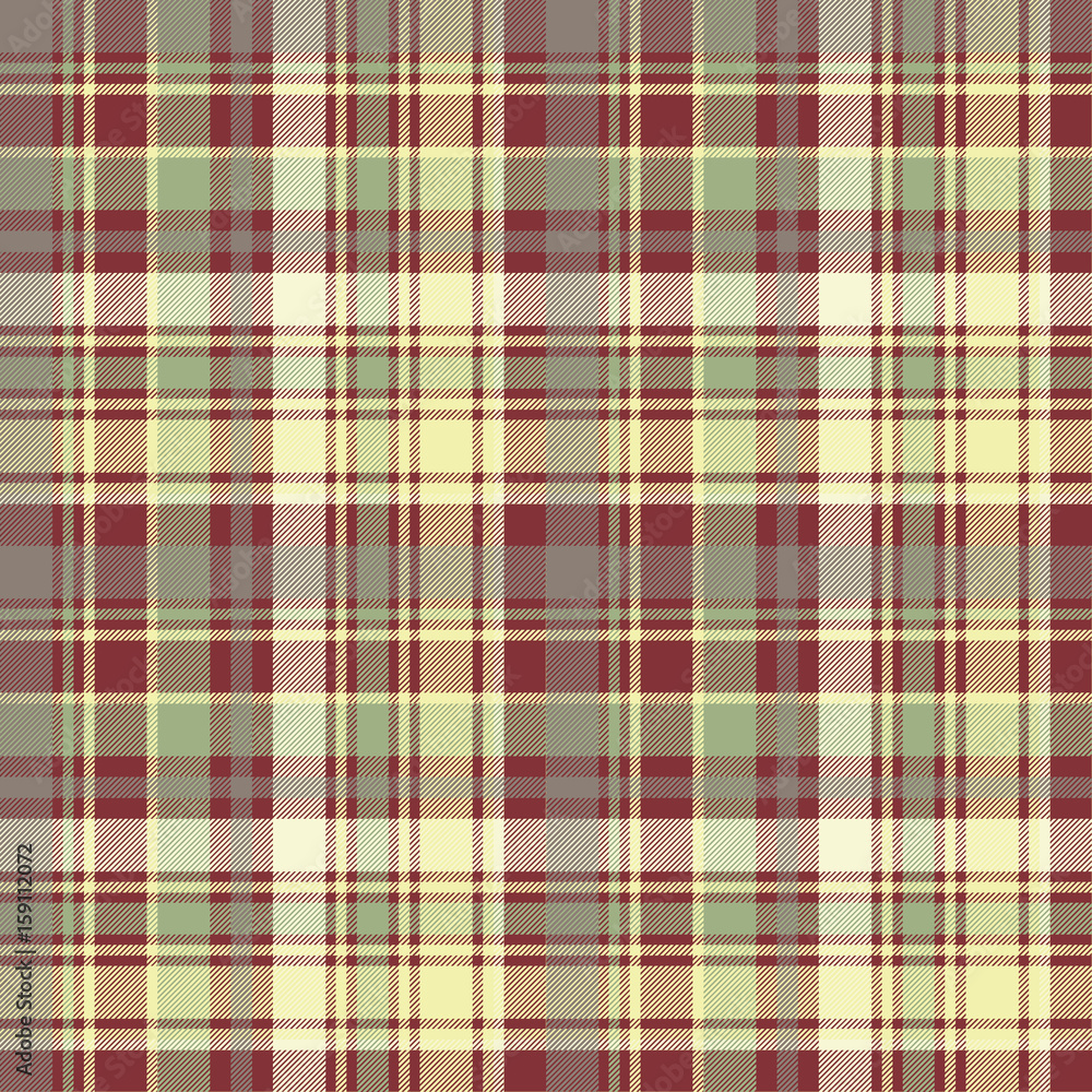 Obraz premium Check plaid fabric texture seamless pattern