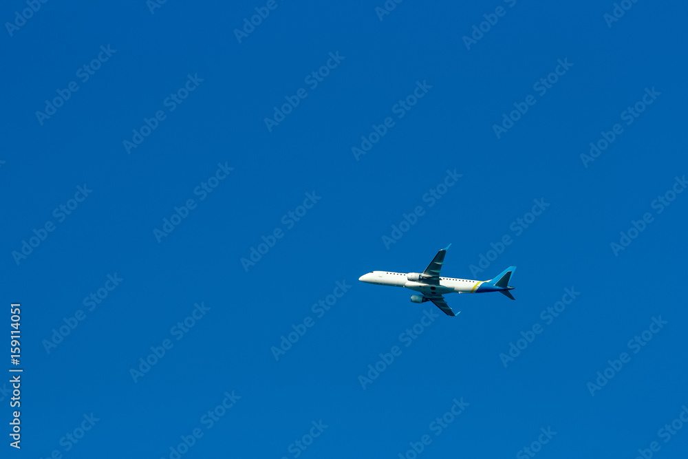 Passenger aircraft in the sky Passenger aircraft in the sky