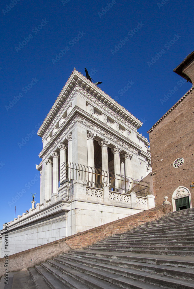 Staircase of National Monument to Victor Emmanuel II, Rome, Italy