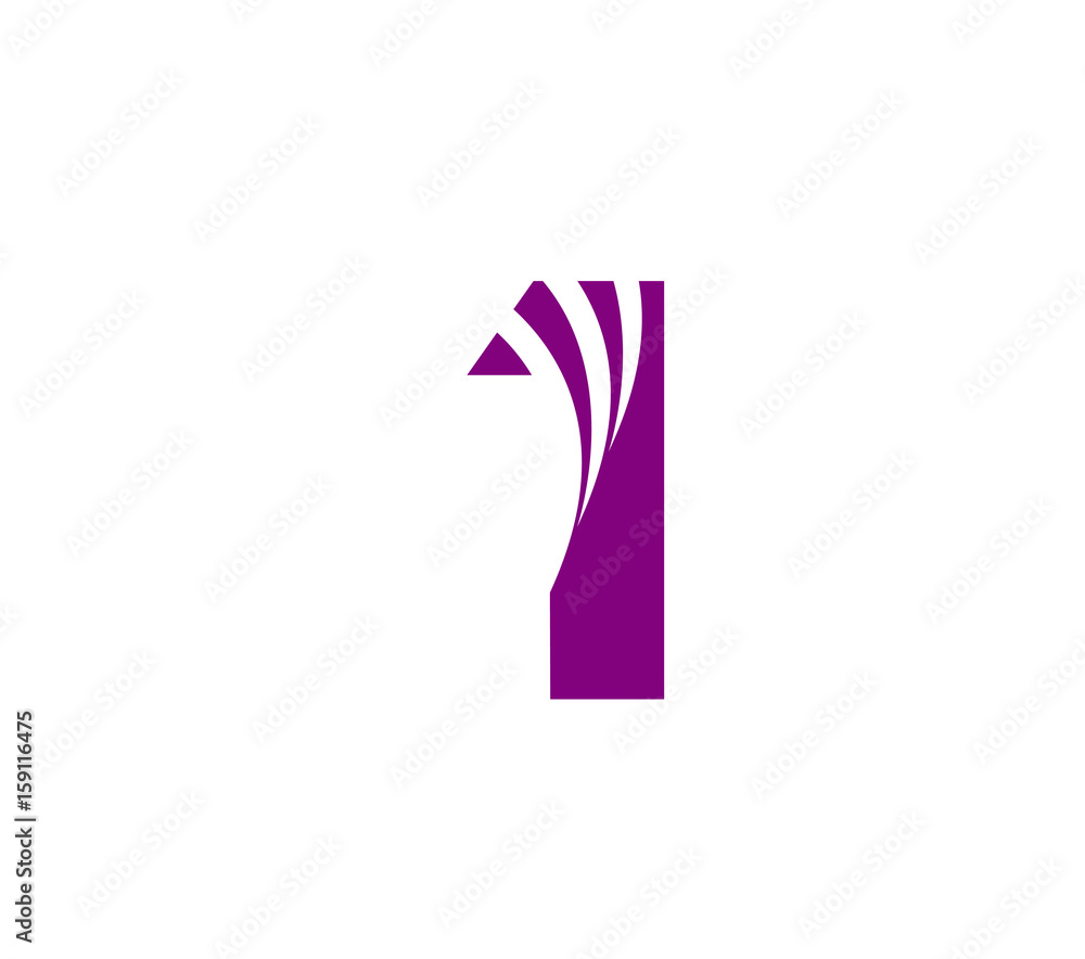 Number one 1 logo icon template
Number one 1 logo icon template