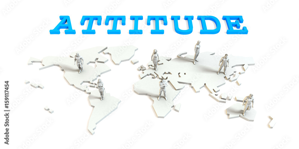 Obraz premium Attitude Global Business