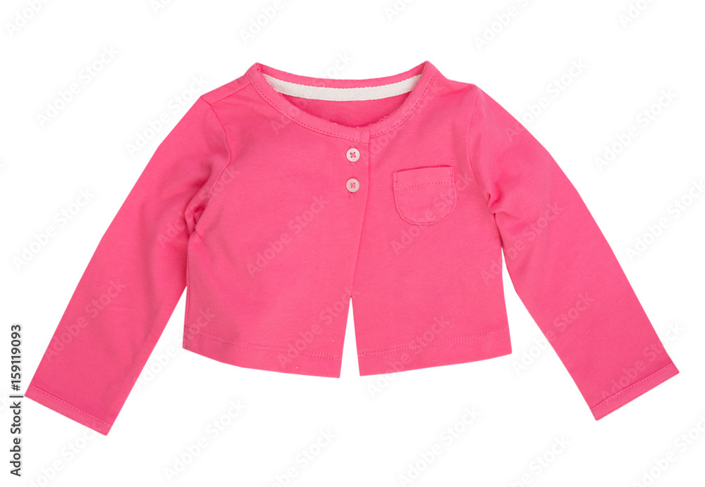 Sleeve child's top isolated. Sleeve child's top isolated.
