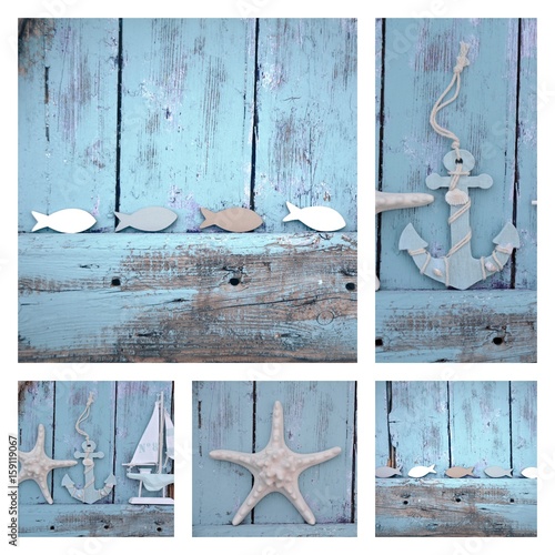 Grußkarte - Sommer Collage