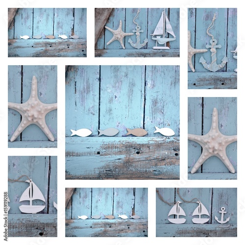 Sommer Collage - Strand, Fi...