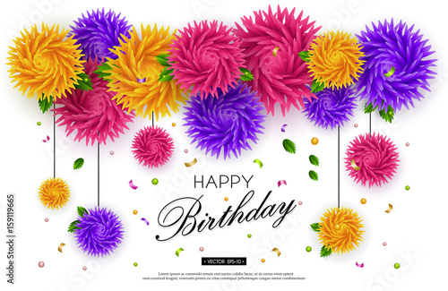 Canvas Print Birthday, jubilee, anniversary