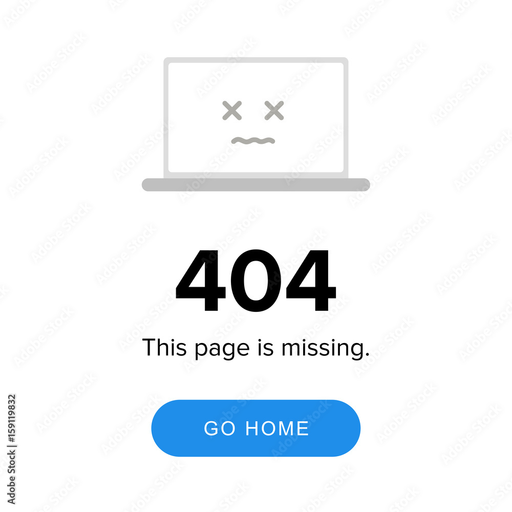 Modern vector illustration of 404 error page template for website. Page not found Error 404 Modern vector illustration of 404 error page template for website. Page not found Error 404