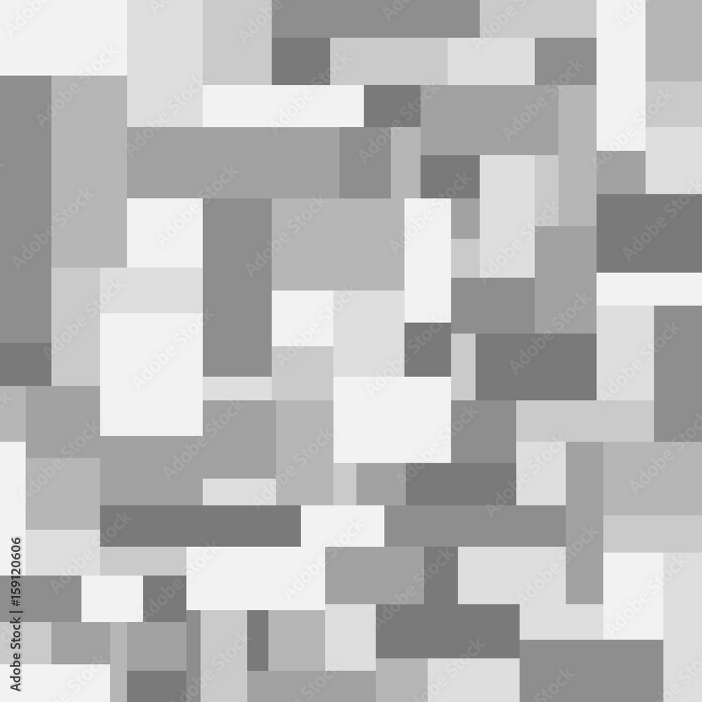 Seamless wallpaper from gray rectangles
