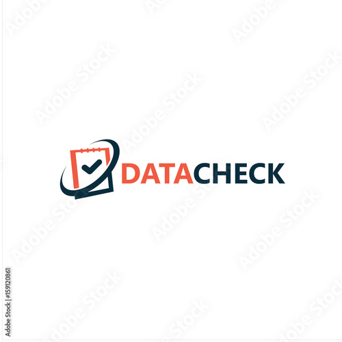 Data Check Logo Template Design