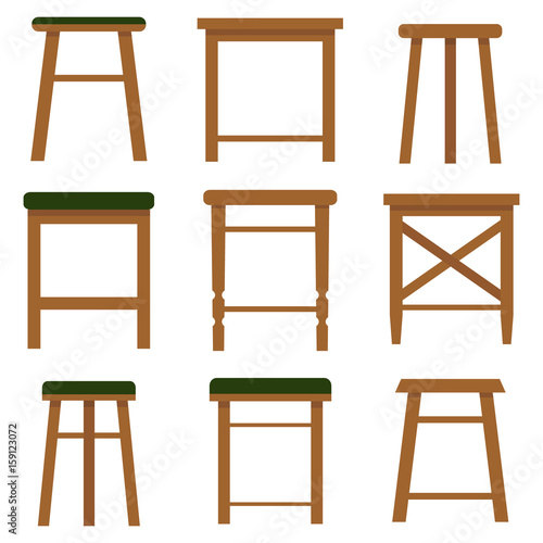 A set of stools