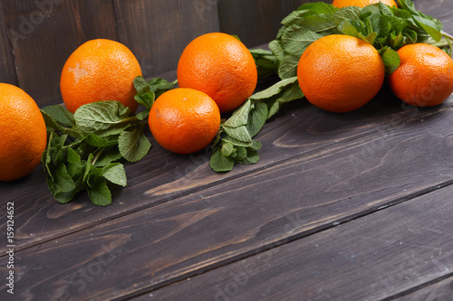 orange with mint