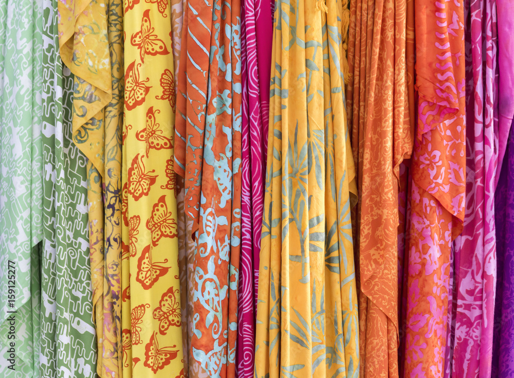 various colorful fabrics various colorful fabrics
