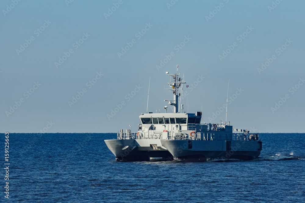 Small military ship