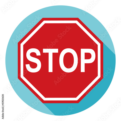 The road sign is stop