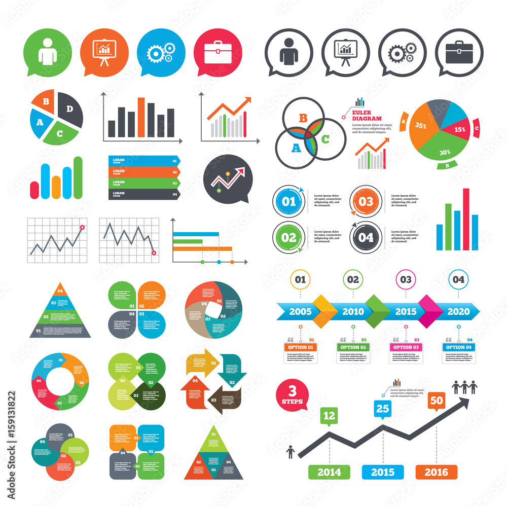 Business signs. Human and presentation board. Business signs. Human and presentation board.