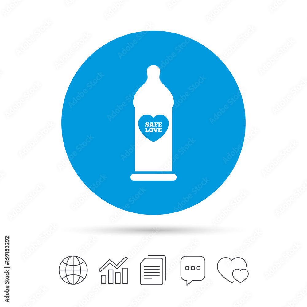 Condom safe sex sign icon. Barrier contraceptive. Condom safe sex sign icon. Barrier contraceptive.