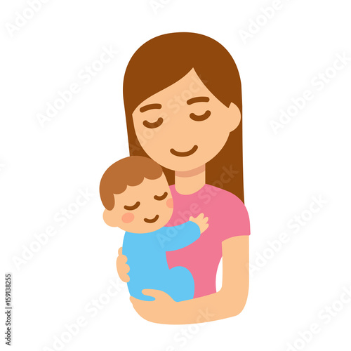 Mother with baby