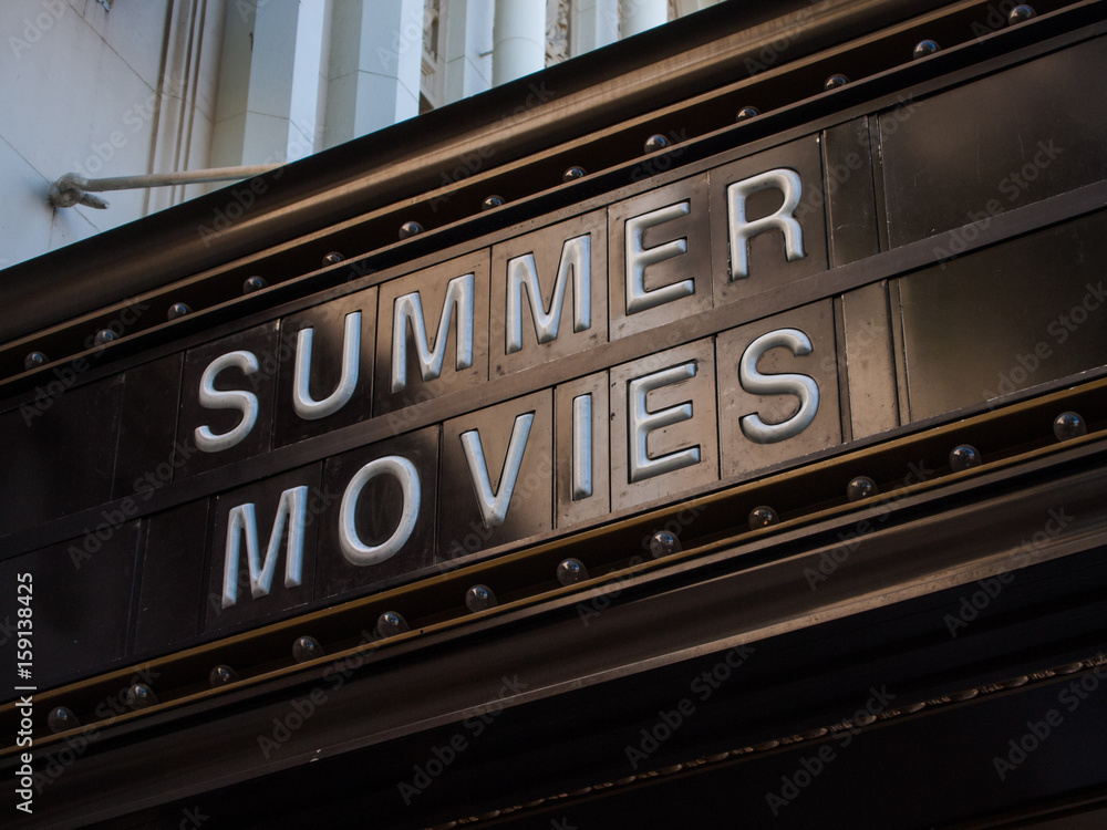 Obraz premium Summer Movies Marquee