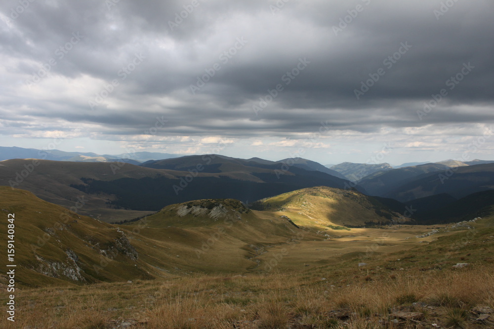 Fototapeta premium transalpina landscape