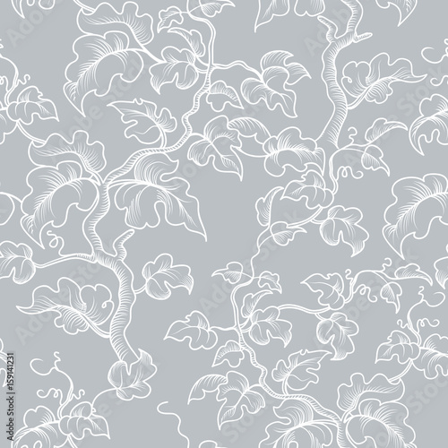 Floral seamless pattern. Flower background. Floral vector texture