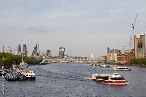 Thames river, London, England