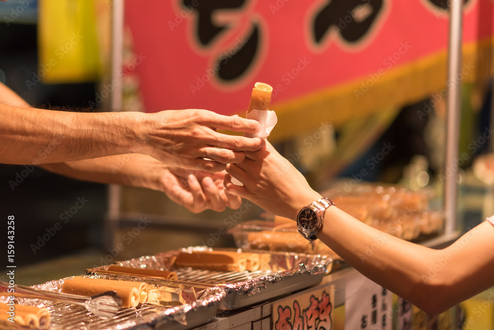 Fototapeta premium 夏祭り・出店の風景