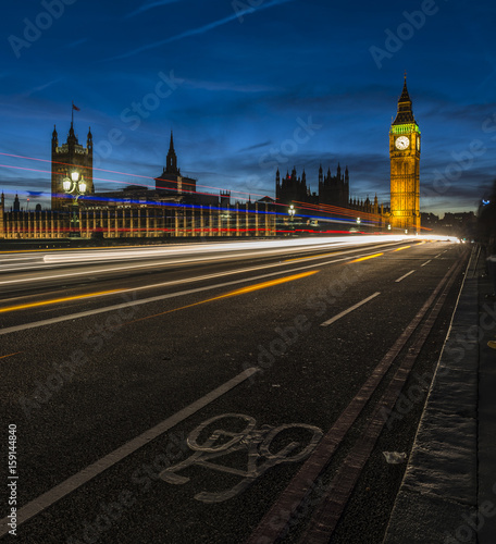 Big Ben and Houses of Parliament at Night, London