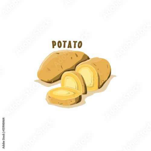 Logo Icon Design Potato Farm