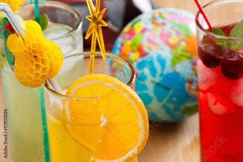 Summer beverages, cocktail ...
