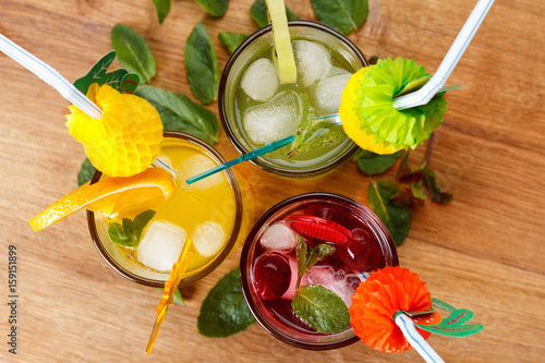 Summer beverages, cocktail ...