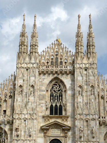 The spiers of the Duomo of Milan © francovolpato