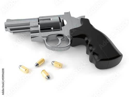 Gun with ammunition