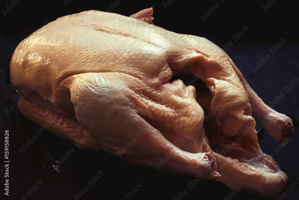 Fototapeta premium Raw whole duck
