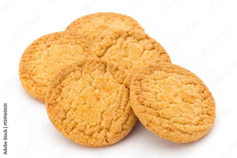 Cookies nuts on the isolated on white background. Cookies nuts on the isolated on white background.