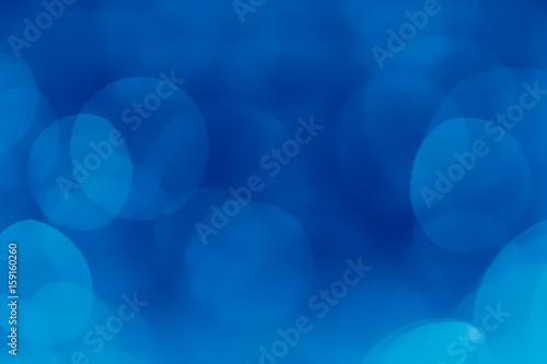 bokeh background blue